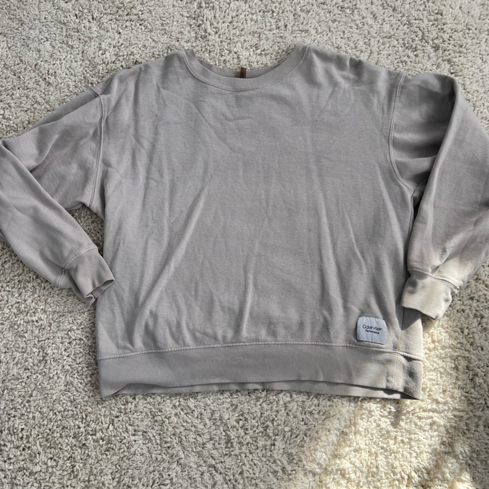 Cozy Gray Off-Shoulder Top